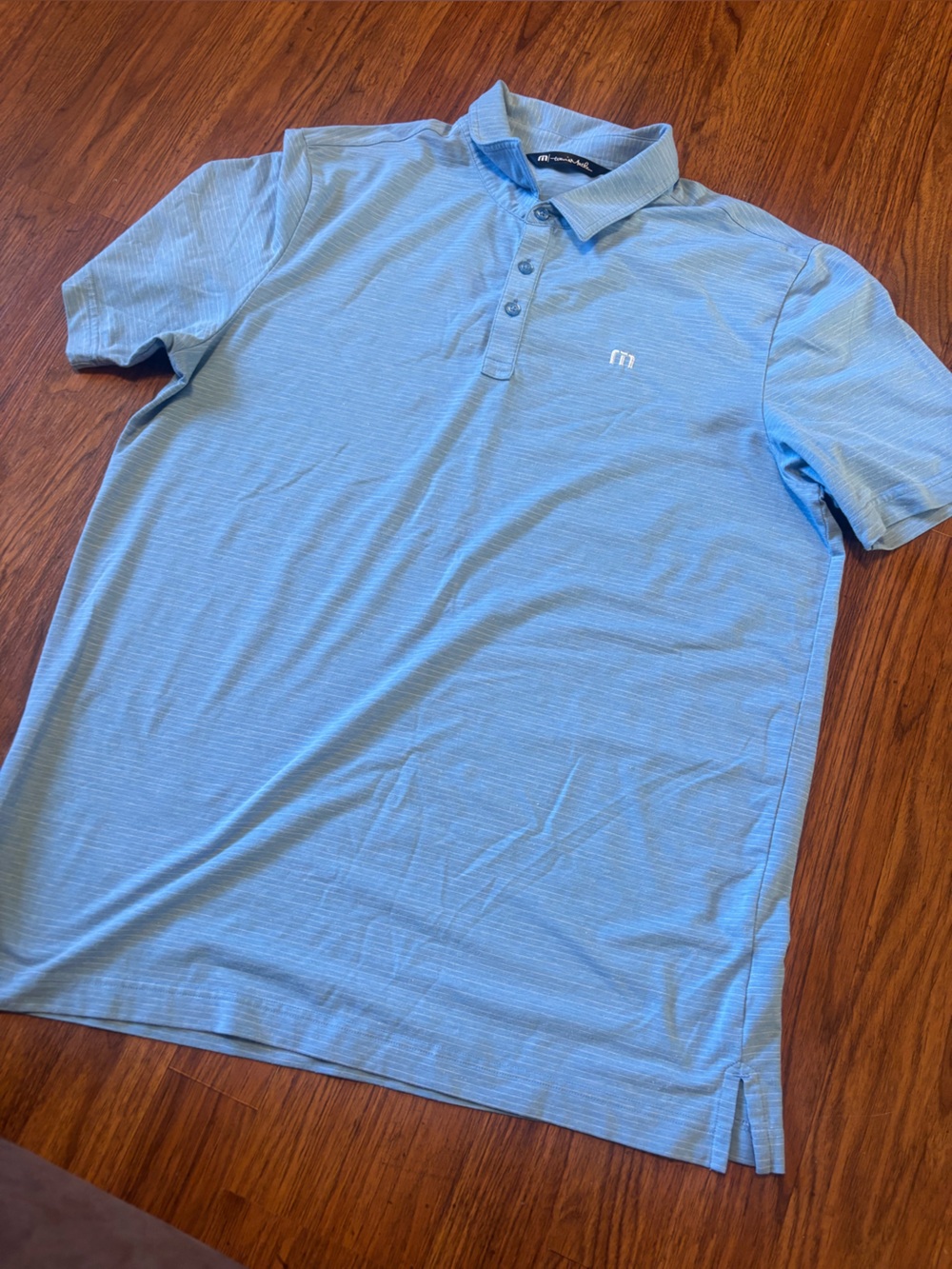 Travis Mathew Light Blue Short-Sleeve Polo